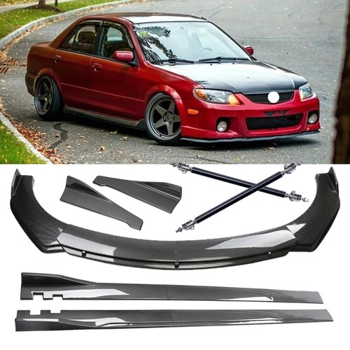 Carbon fiber front bumper - carbon,